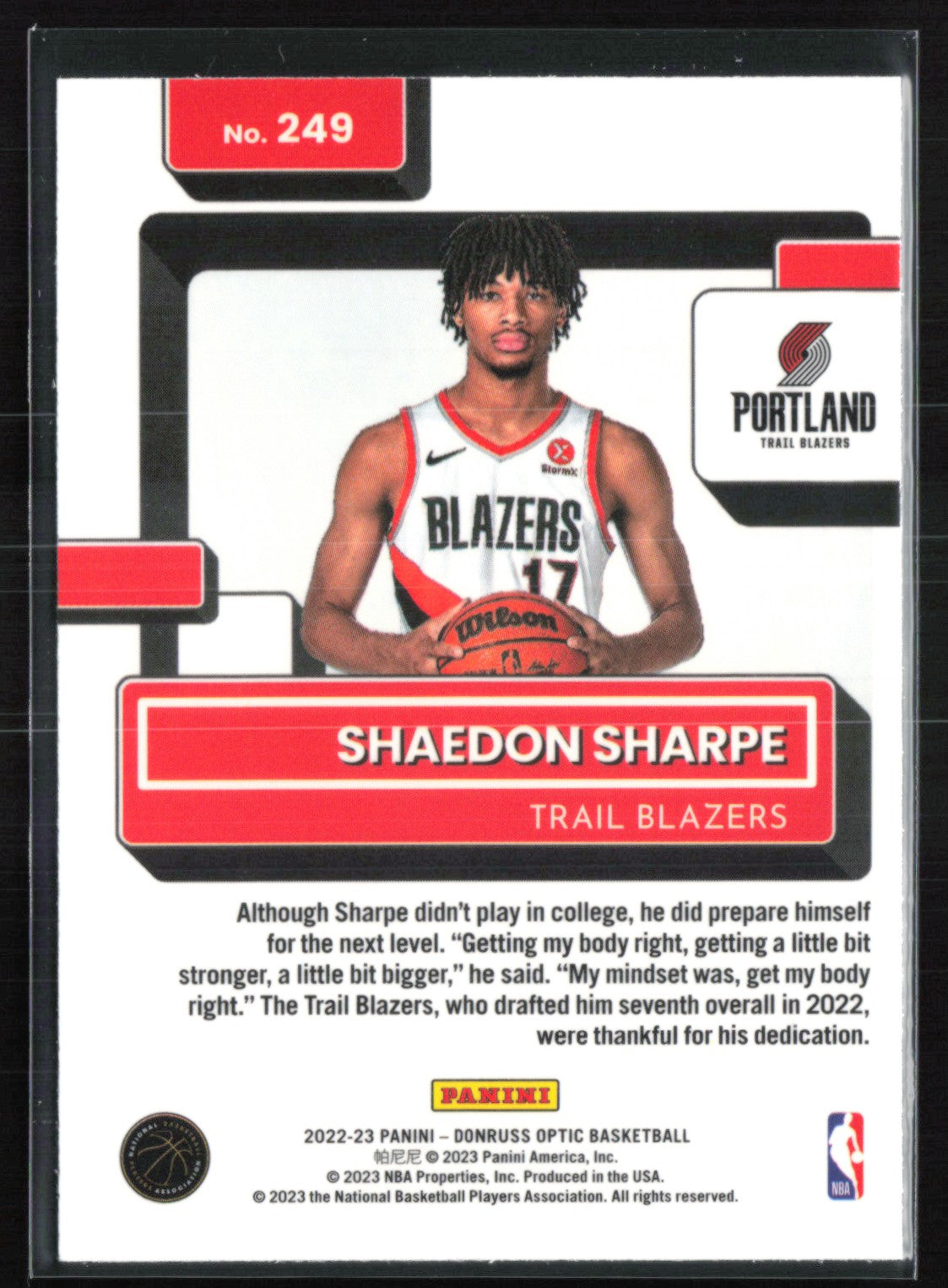 Shaedon Sharpe RC