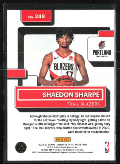 Shaedon Sharpe RC