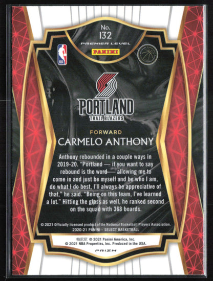Carmelo Anthony Fast Break