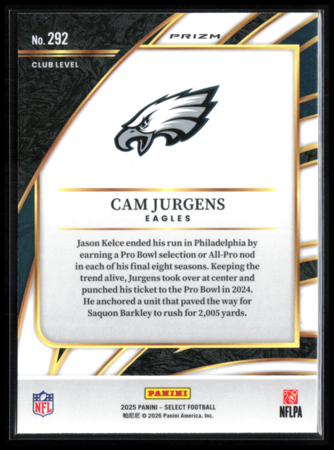 Cam Jurgens Pink Shock Club Level