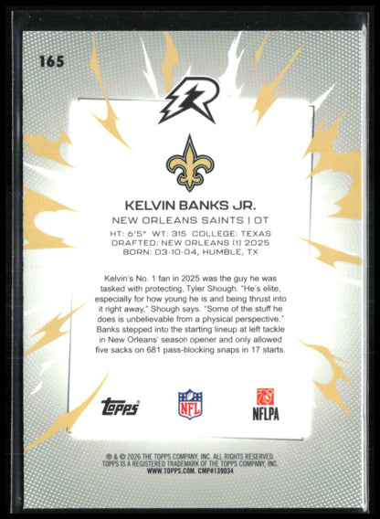 Kelvin Banks Jr RC Orange Blue