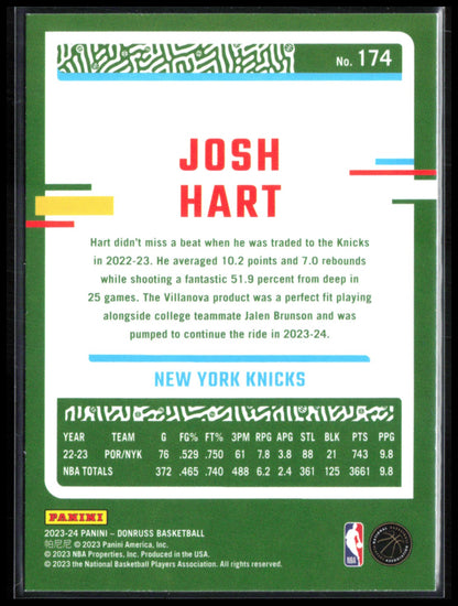 Josh Hart Green Laser