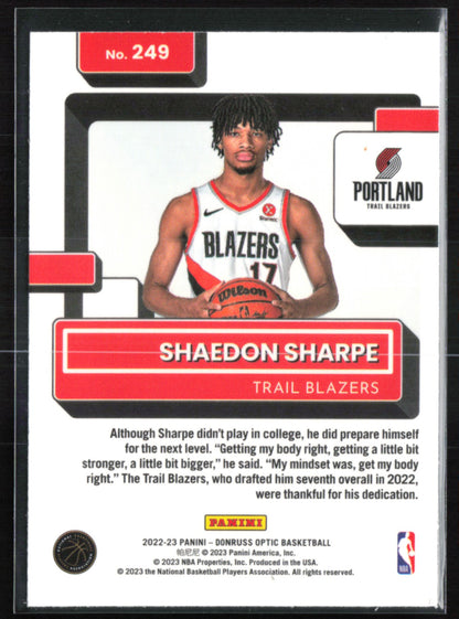 Shaedon Sharpe RC