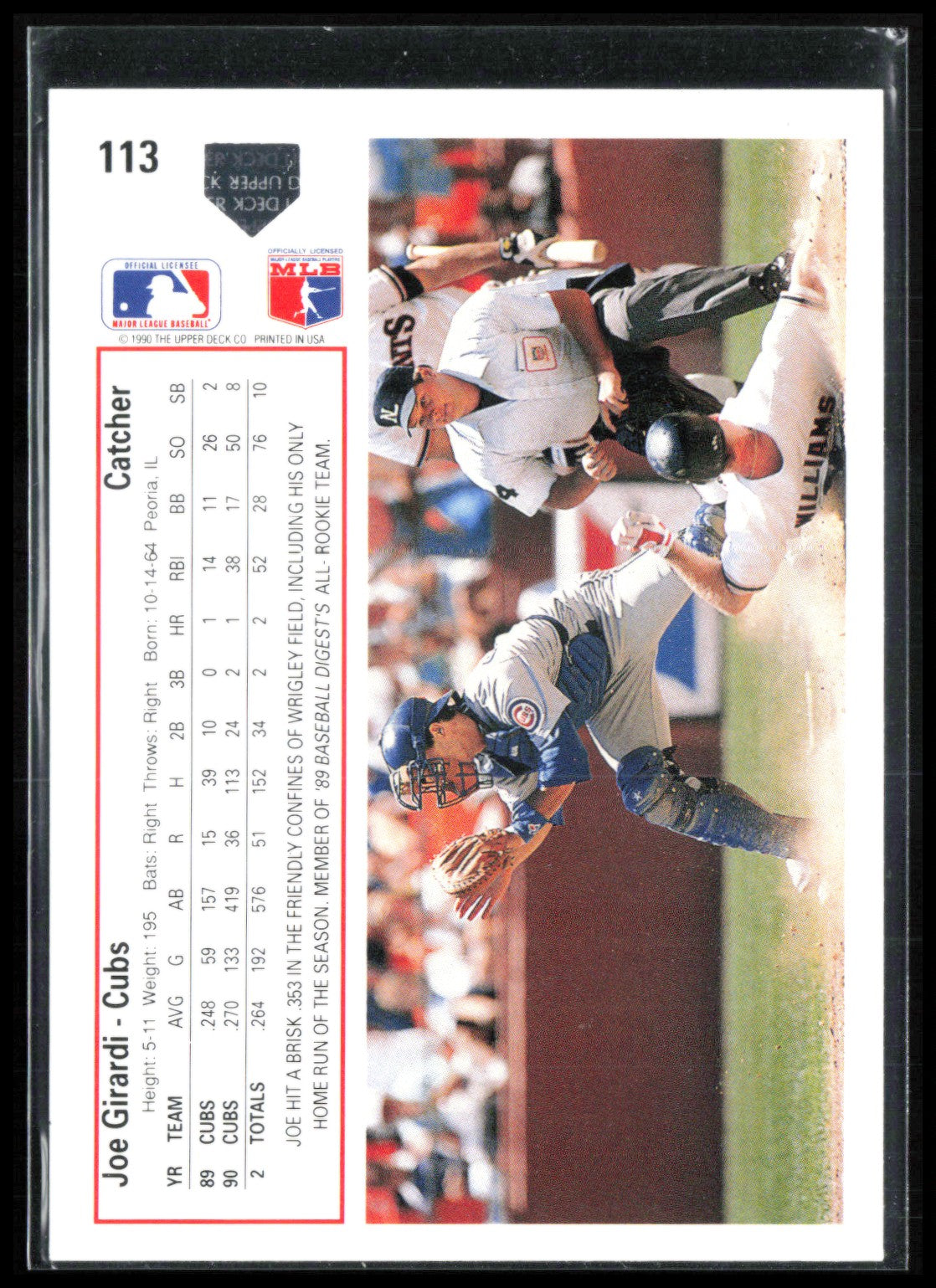 Joe Girardi 1991 UD