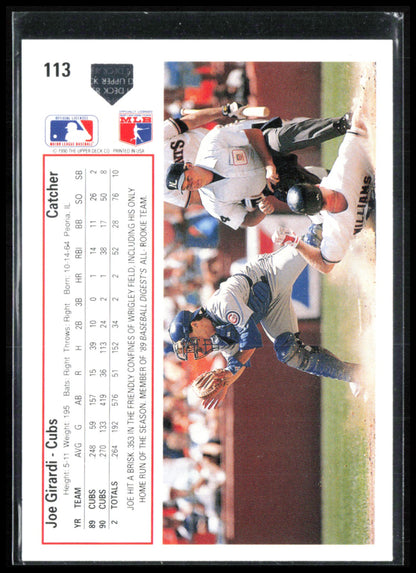 Joe Girardi 1991 UD