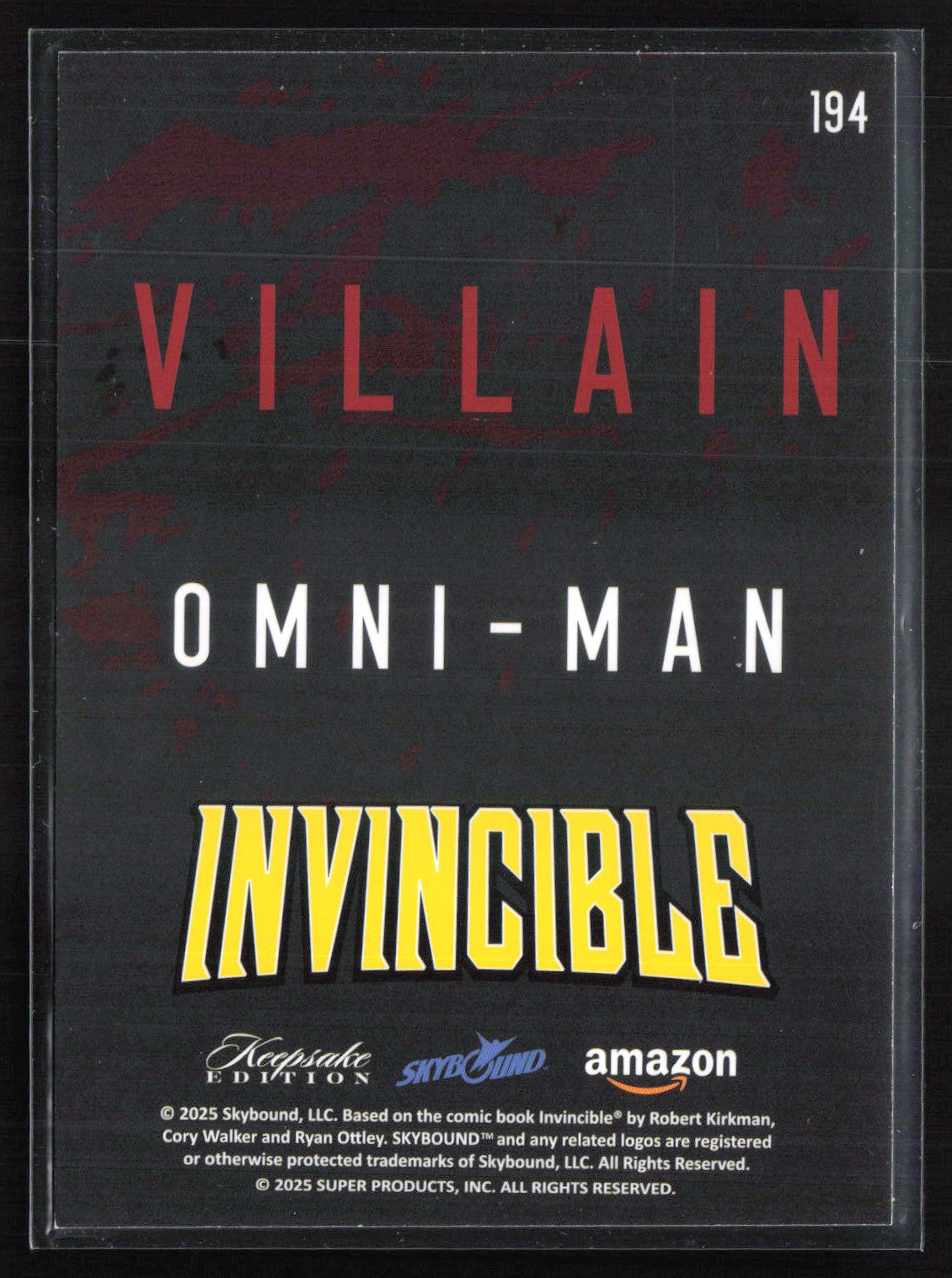 Omni-Man Keepsake Edition Invincible 2025 Skybound