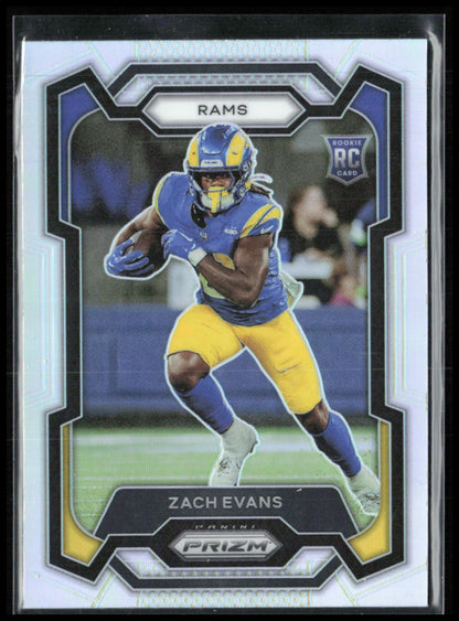 Zach Evans RC Silver Prizm