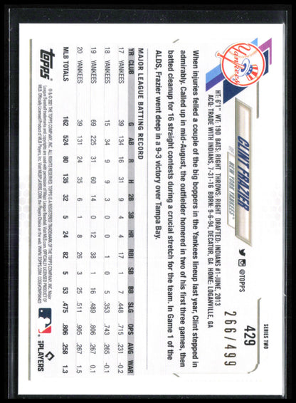 Clint Frazier Green Foil /499