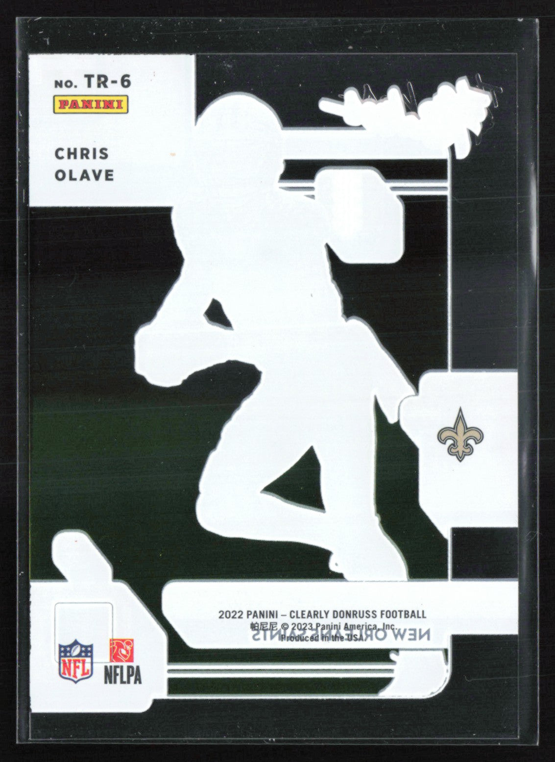 Chris Olave RC The Rookies Acetate