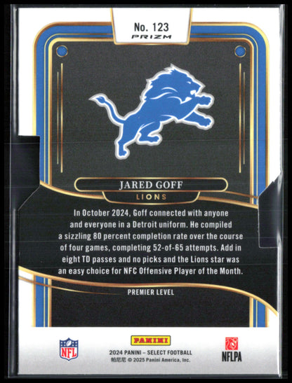 Jared Goff Silver Die-Cut