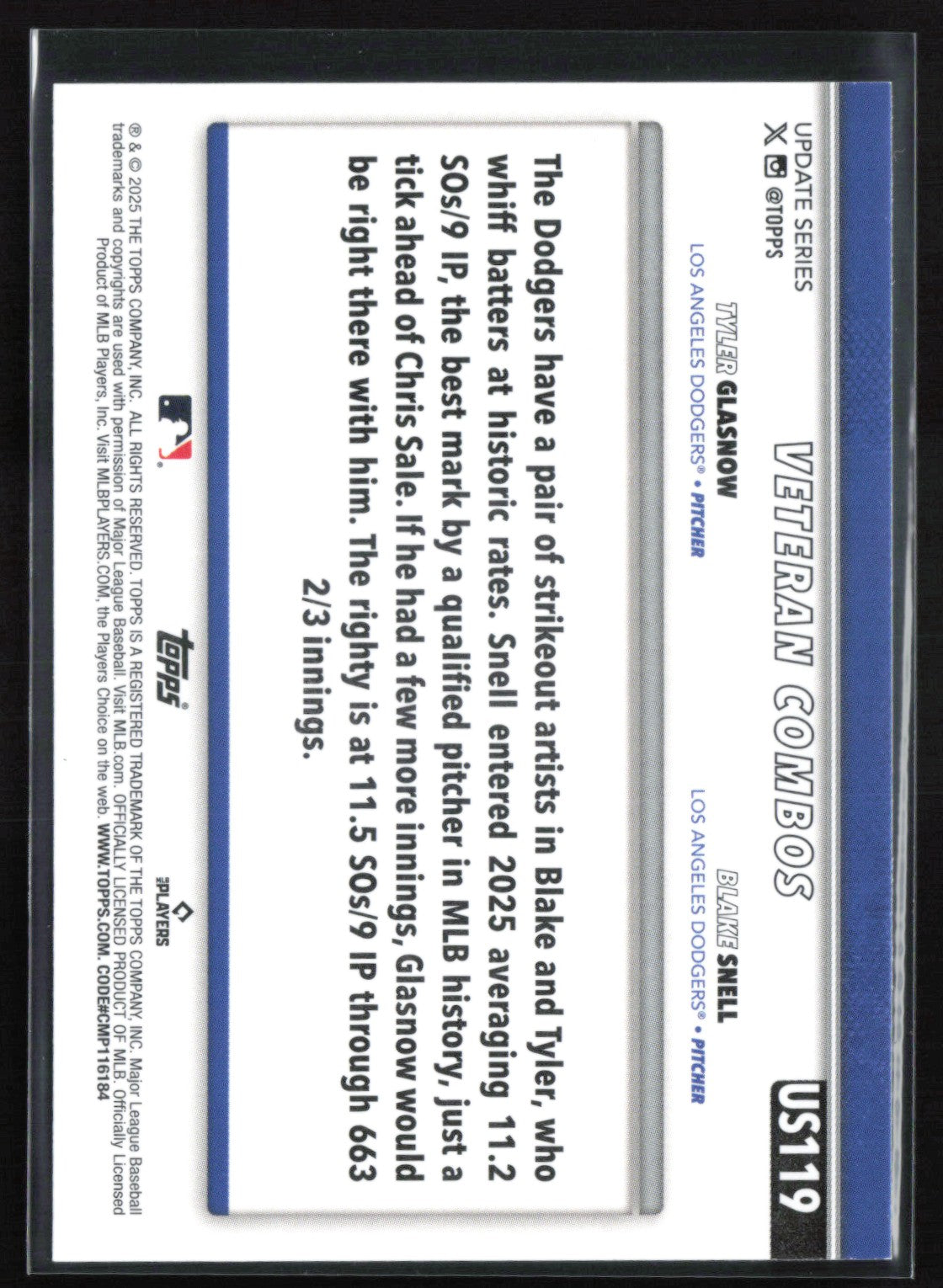 Let 'Em Eat! (Blake Snell / Tyler Glasnow)