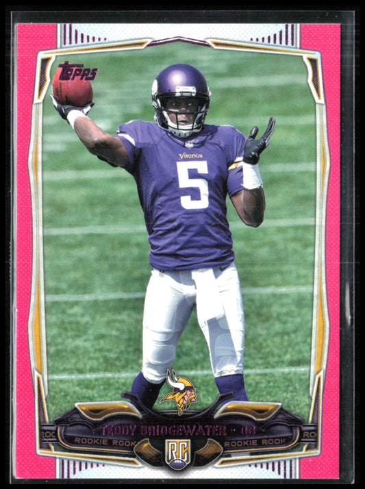 Teddy Bridgewater RC Pink /499