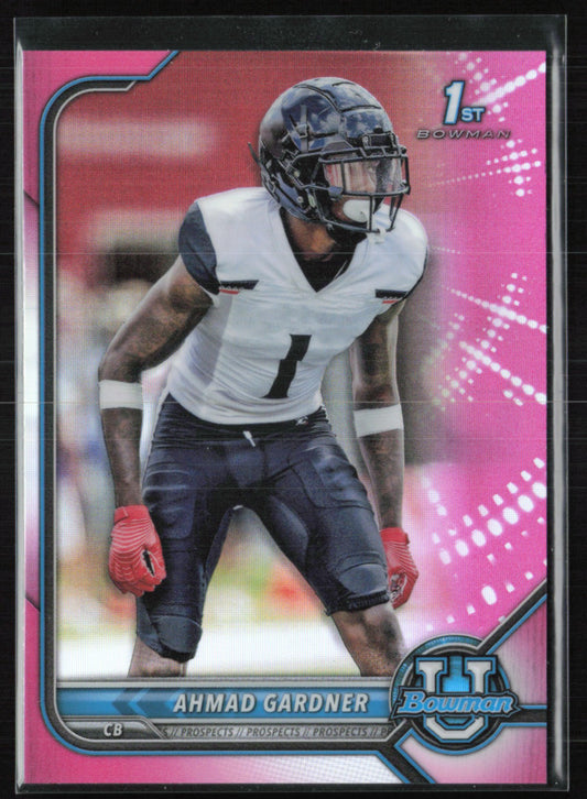 Ahmad Sauce Gardner 1st Bowman Pink Refractor