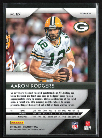 Aaron Rodgers Green Prizm