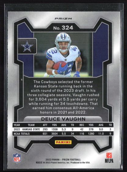 Deuce Vaughn RC Green Prizm