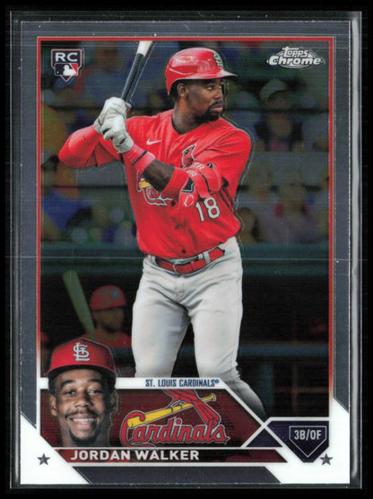 Jordan Walker RC 2023 Topps Chrome