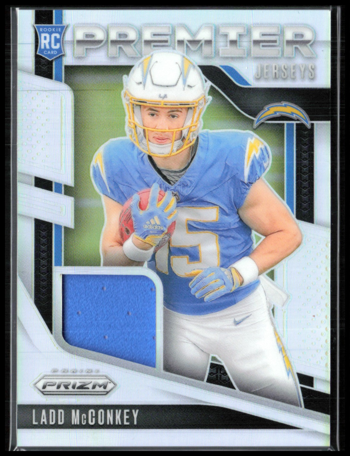 Ladd McConkey RC Premier Jersey Silver