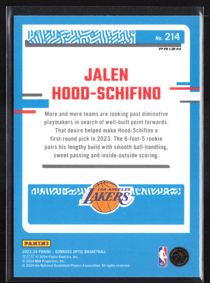 Jalen Hood-Schifino RC Blue Velocity