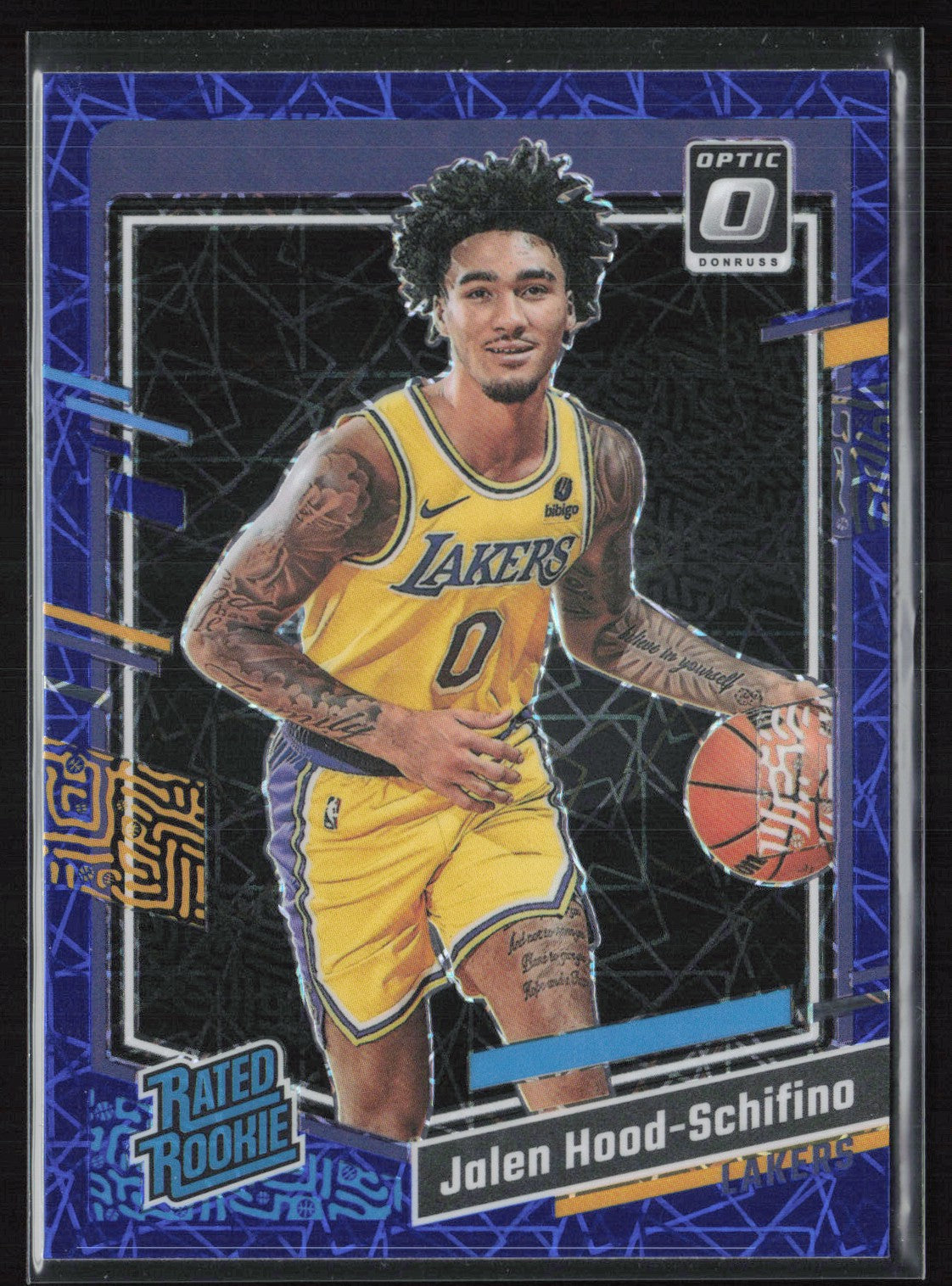 Jalen Hood-Schifino RC Blue Velocity