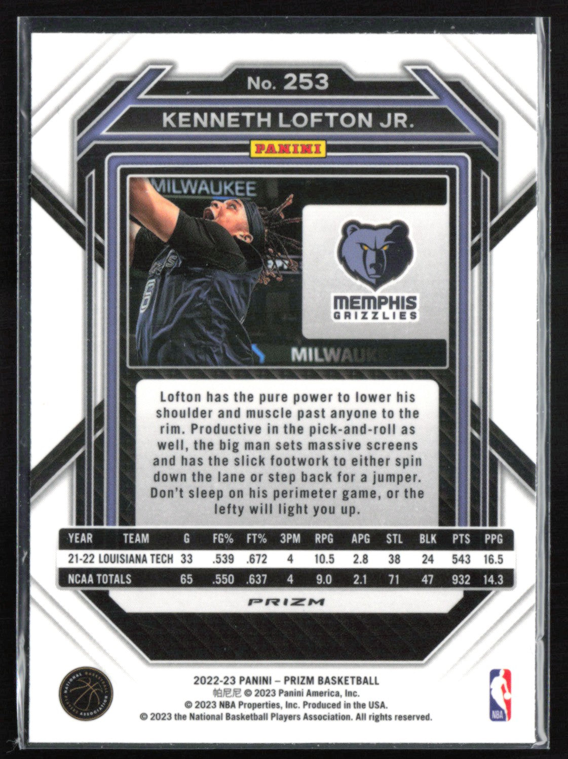 Kenneth Lofton Jr. RC Ice