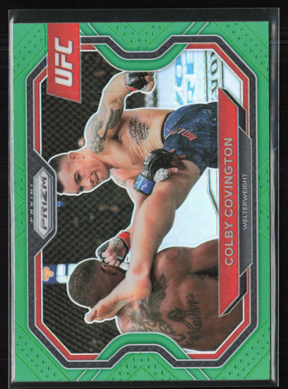 Colby Covington Green Prizm