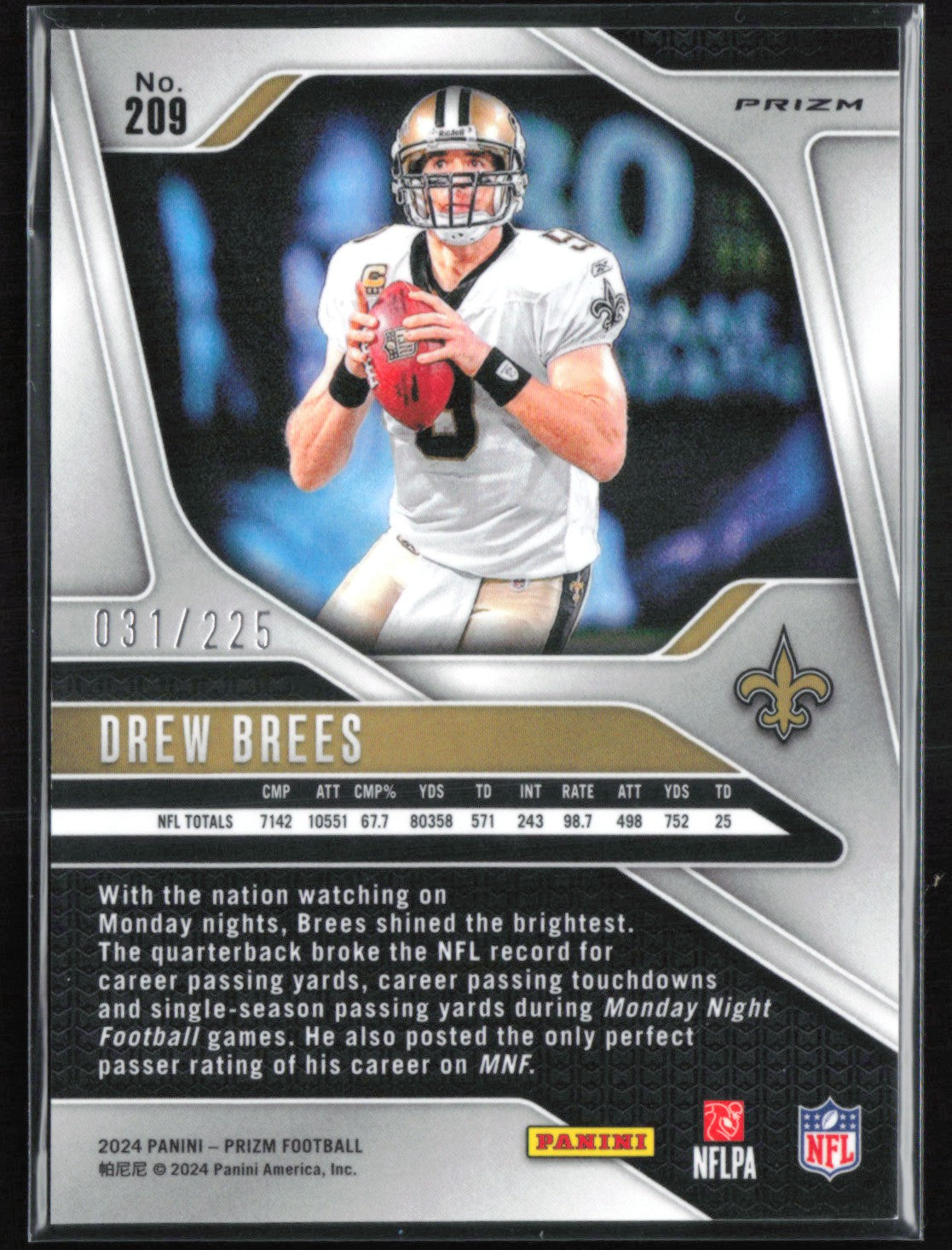Drew Brees Purple Ice /225