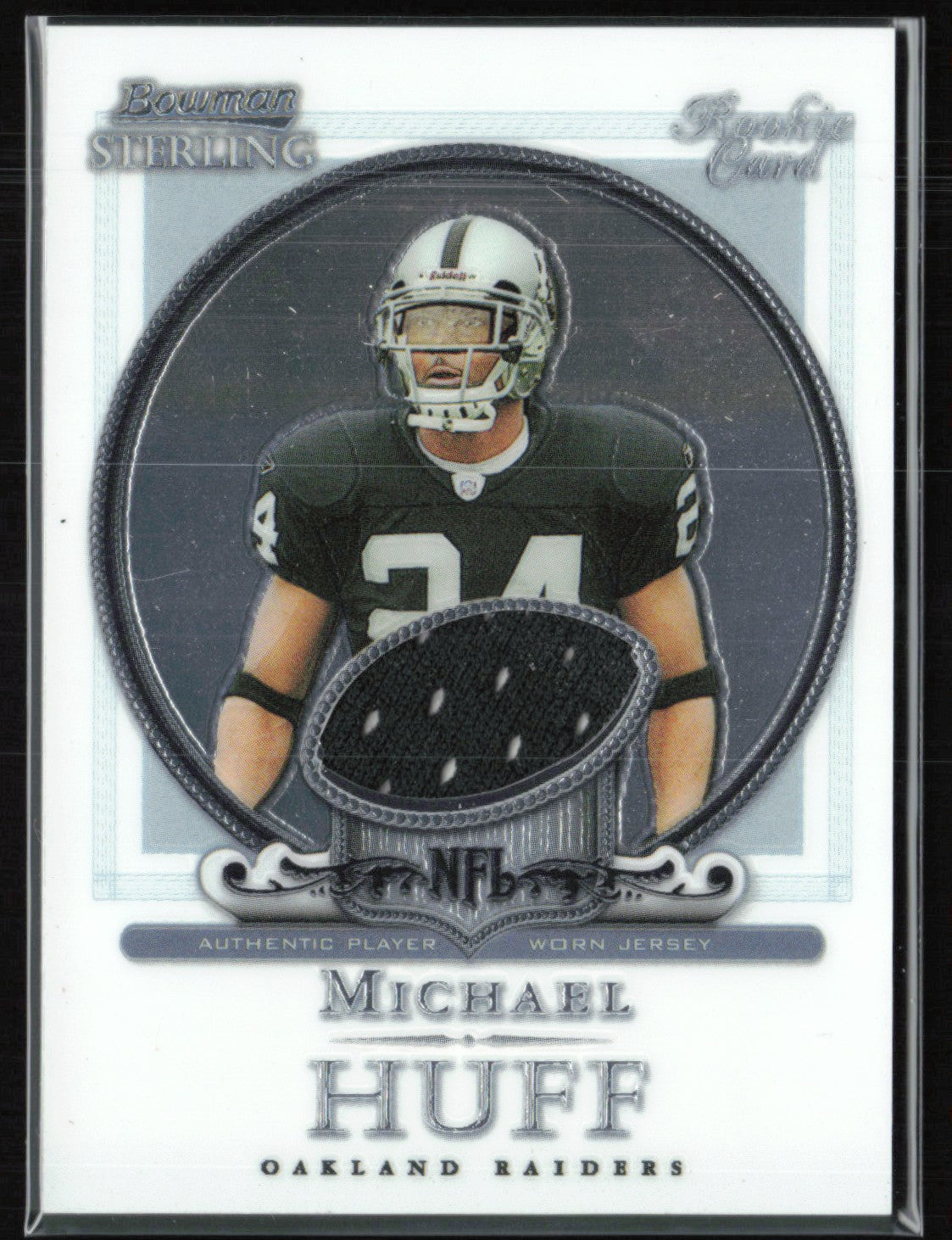 Michael Huff Player-Worn Jersey