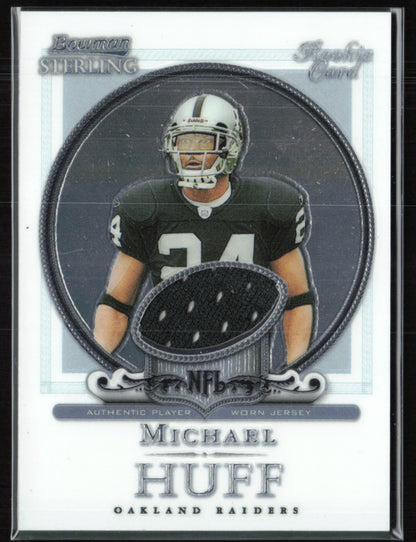 Michael Huff Player-Worn Jersey