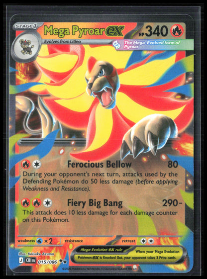 Mega Pyroar ex - 015/086