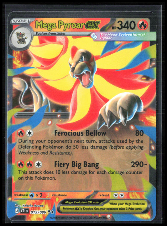 Mega Pyroar ex - 015/086