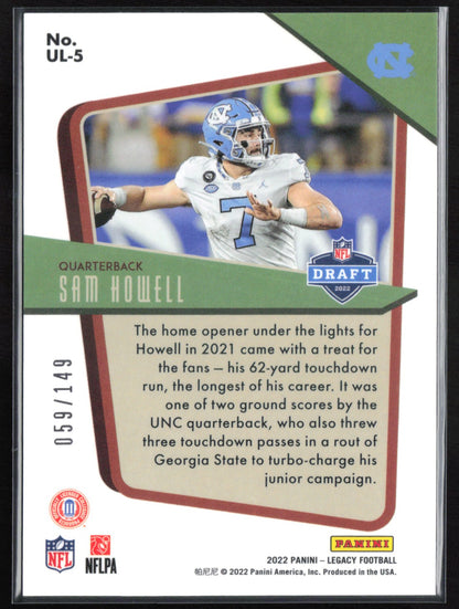 Sam Howell /149 RC Under the Lights
