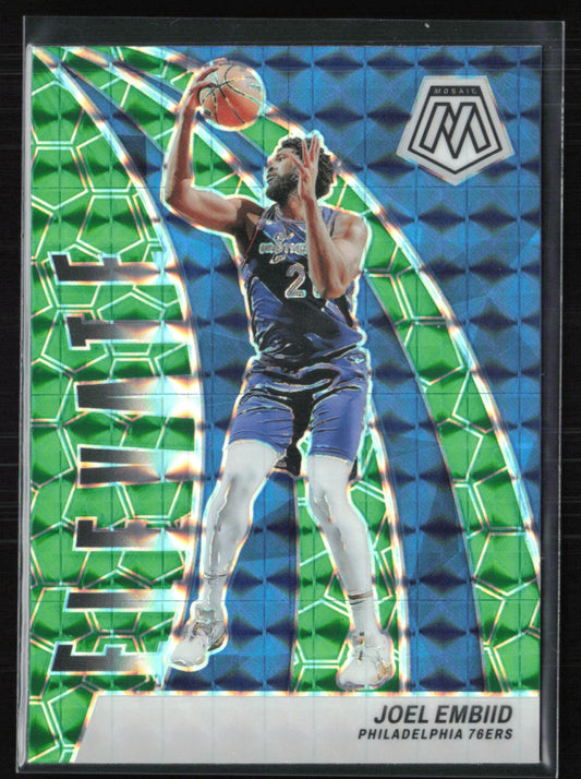 Joel Embiid Green Mosaic