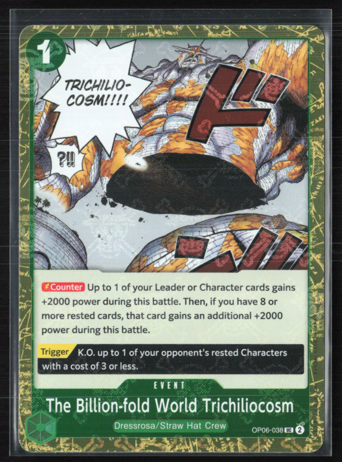 The Billion-fold World Trichiliocosm Uncommon (One Piece)