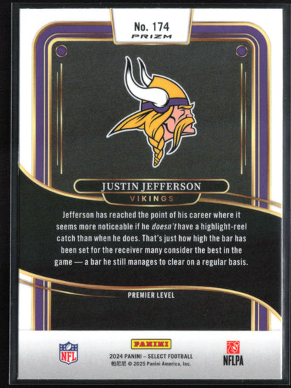 Justin Jefferson Black Red Shock