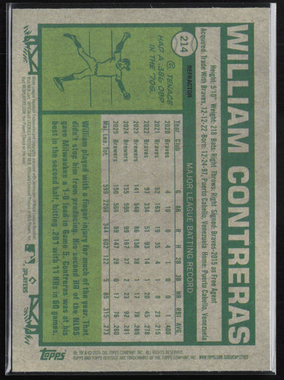 William Contreras Refractor