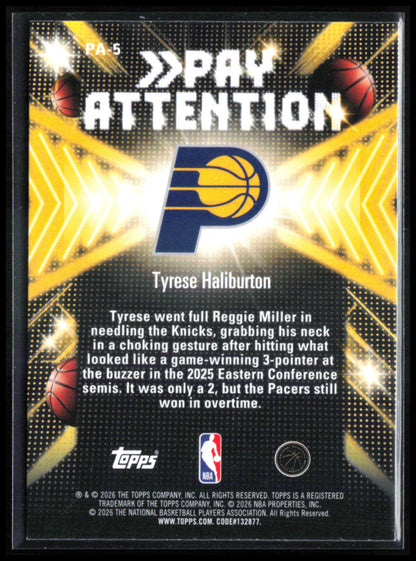 Tyrese Haliburton Pay Attention