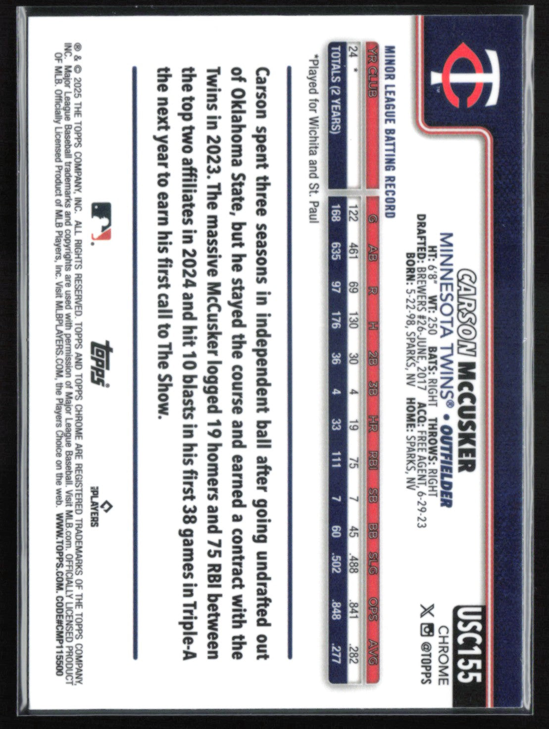 Carson McCusker RC Sapphire