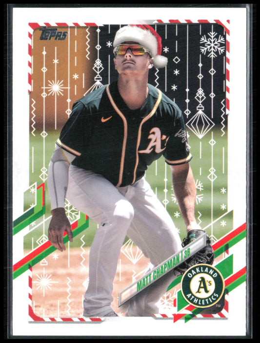 Matt Chapman Santa's Cap Variation