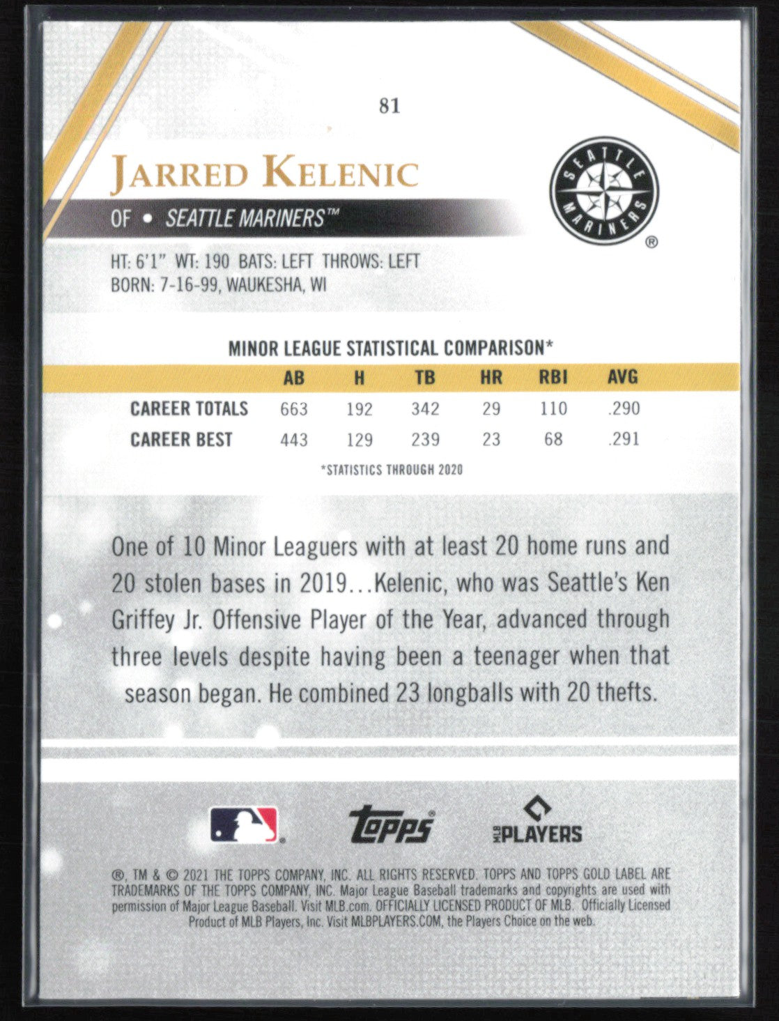 Jarred Kelenic RC