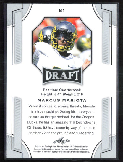 Marcus Mariota Draft