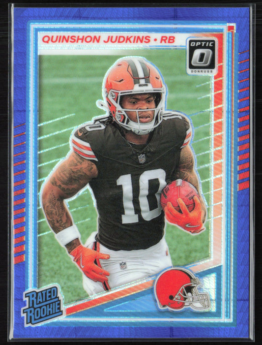 Quinshon Judkins RC Blue Hyper Optic