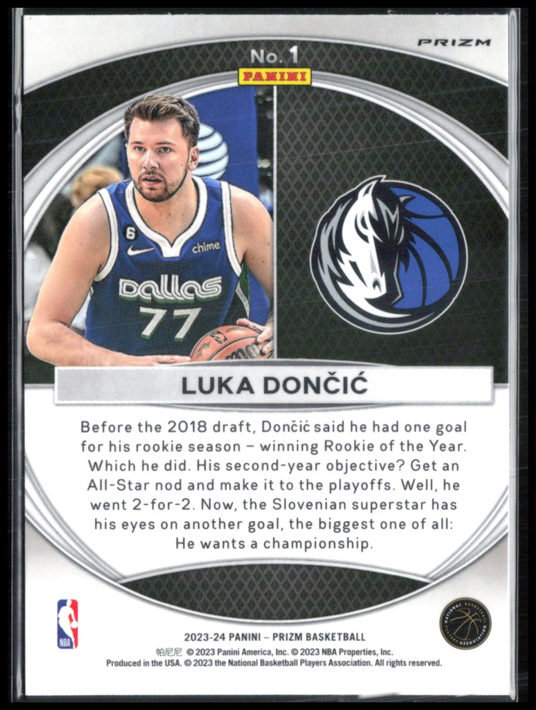 Luka Doncic Global Reach Green Prizm