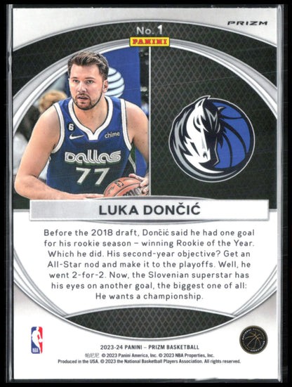 Luka Doncic Global Reach Green Prizm