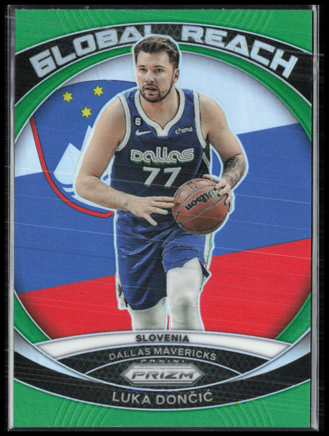Luka Doncic Global Reach Green Prizm