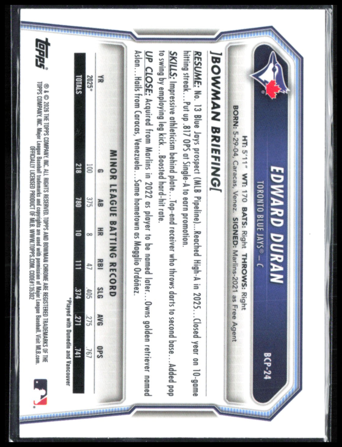 Edward Duran 1st Bowman Laser