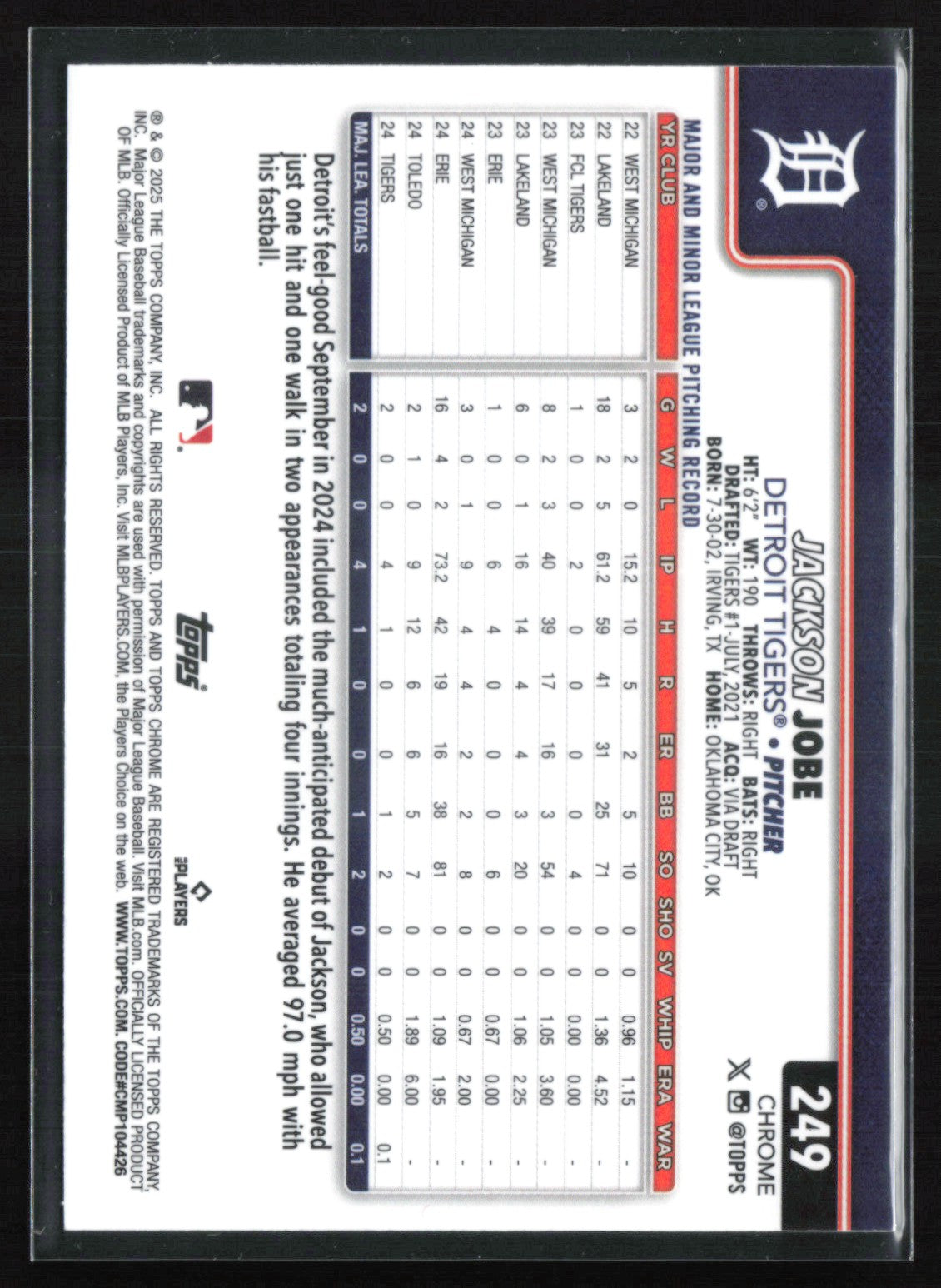 Jackson Jobe RC