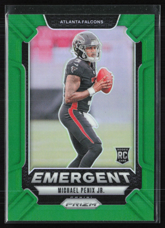 Michael Penix Jr. RC Emergent Green Prizm