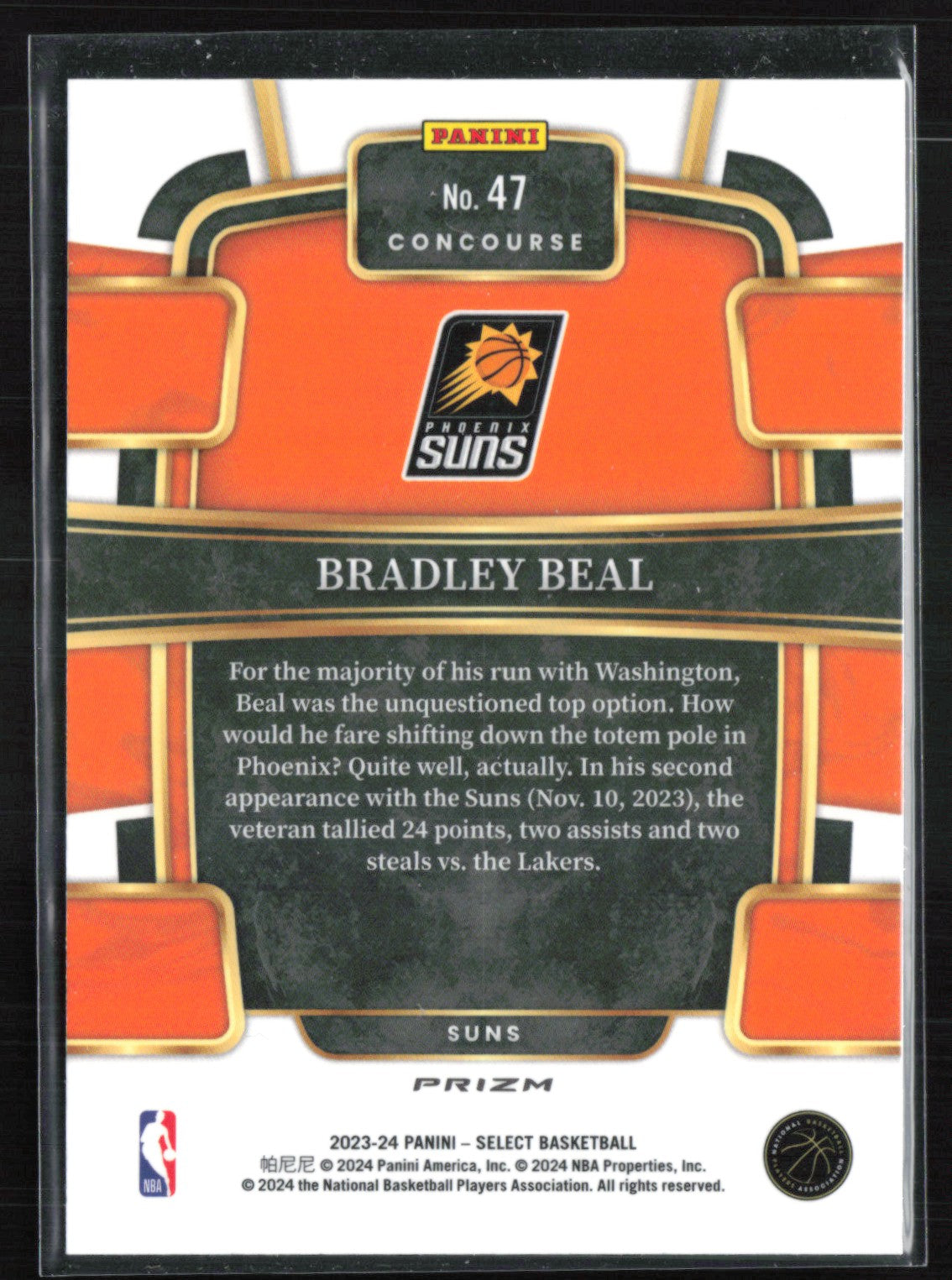 Bradley Beal Orange Flash