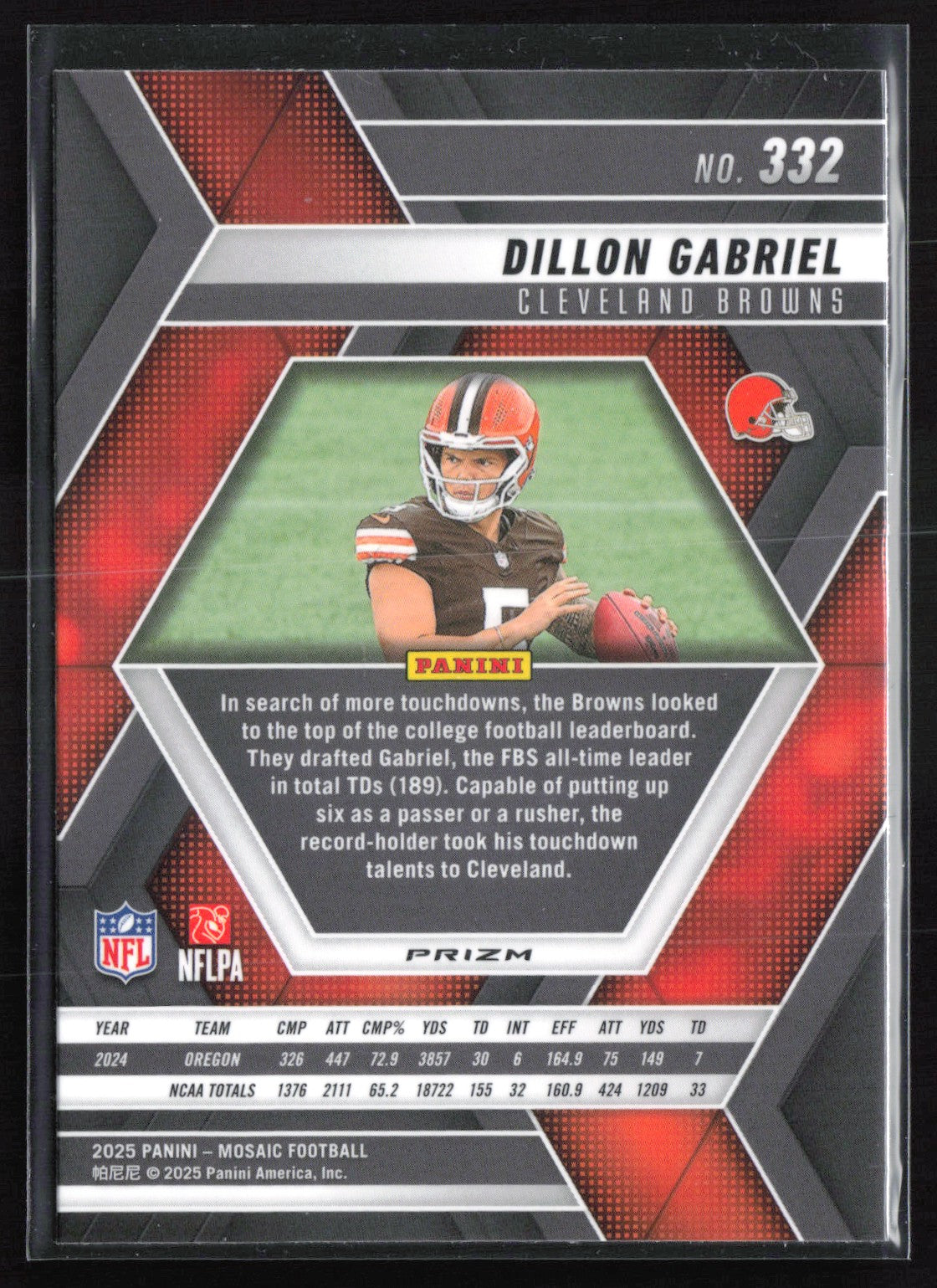 Dillon Gabriel RC Reactive Blue