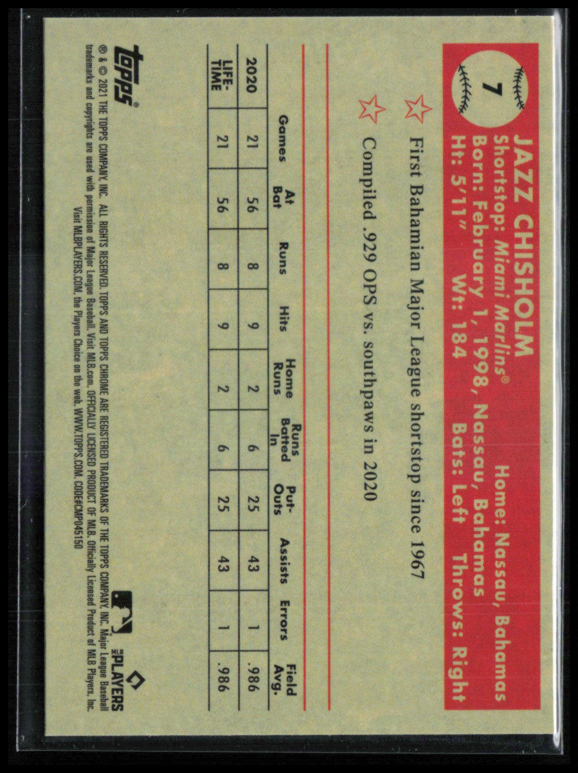 Jazz Chisholm RC
